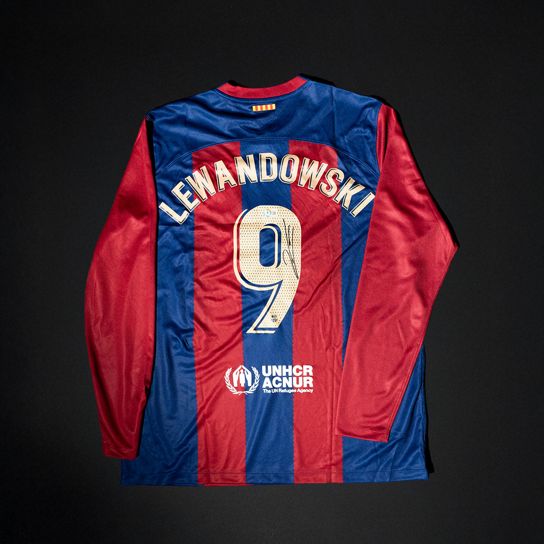 Jersey Firmado Robert Lewandowski - Barcelona